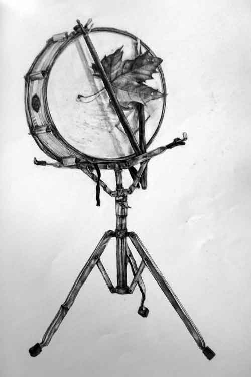 超写实素描静物作品7