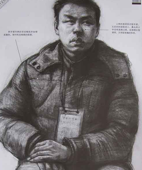  人物动态把握得较好，造型比较严谨