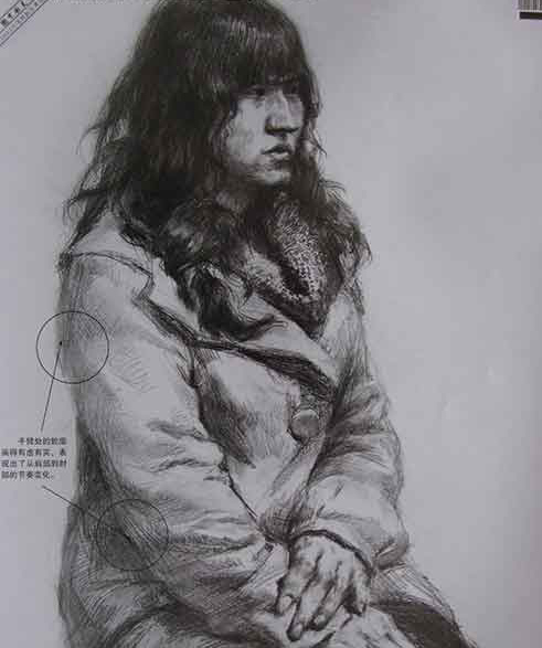 造型严谨，结构关系合理，比例协调，对衣纹的有效组织表现出对内部结构的理解力