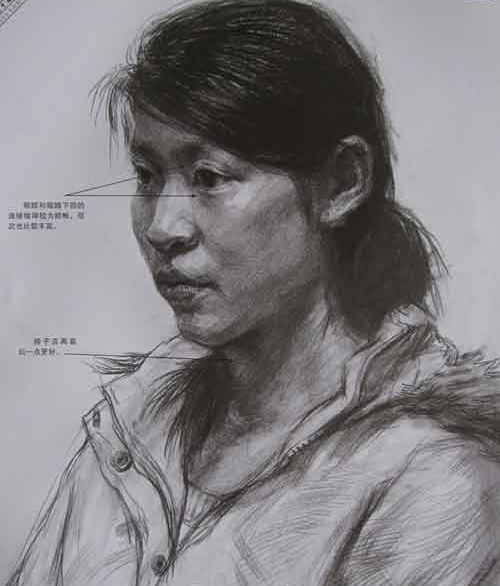 造型能力较好，具有较好的深入塑造能力