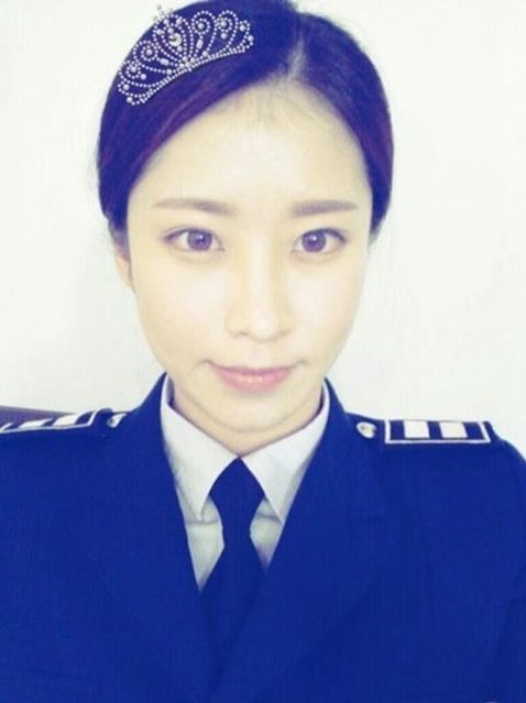 韩国军校女神甜美可爱6