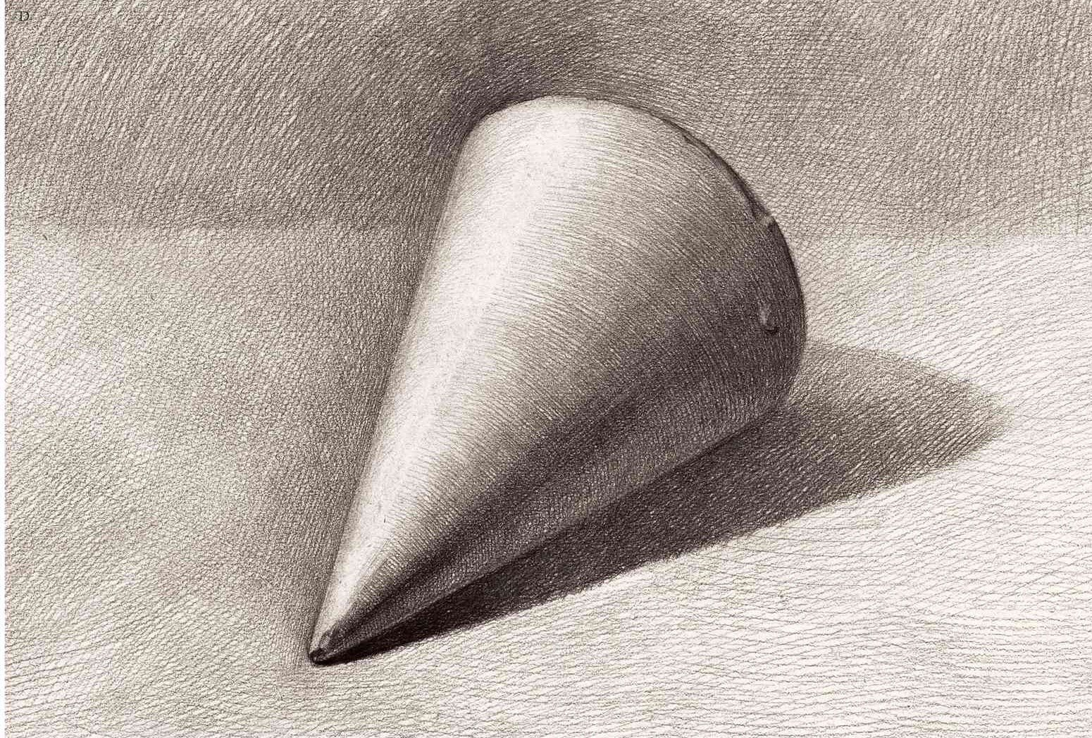 素描 几何体 石膏几何体 素描几何体 圆锥体