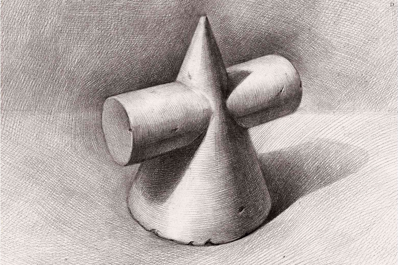 素描 几何体 石膏几何体 素描几何体 圆锥圆柱体