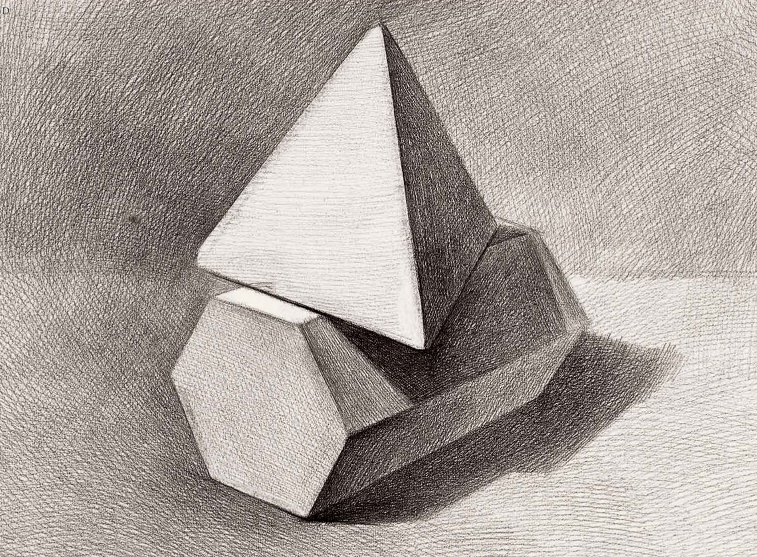 素描 几何体 石膏几何体 素描几何体 三棱锥体 六棱柱体