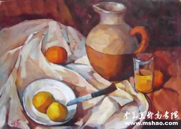 四川美术学院优秀色彩试卷(4)_中华美术高考网