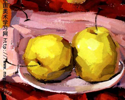 高考色彩题材白盘子3