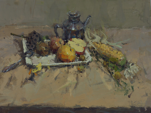 杭州非常画室 徐志刚老师色彩静物作品 非常画室一直在摸索专业和文化相结合的道路，一直在致力于从画室到艺校的转变。