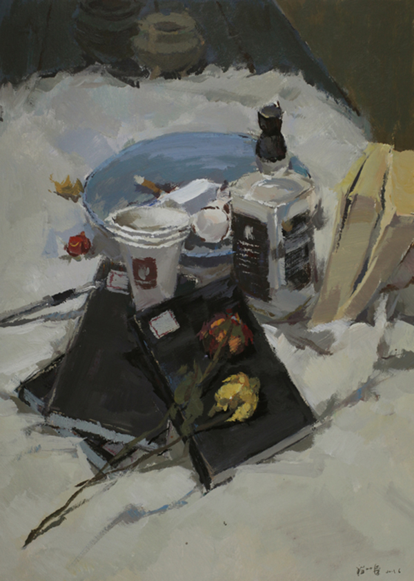 杭州非常画室 叶春老师色彩静物作品 这是一家有个处女座老板所以把追求完美渗透到了每一个毛孔的画室