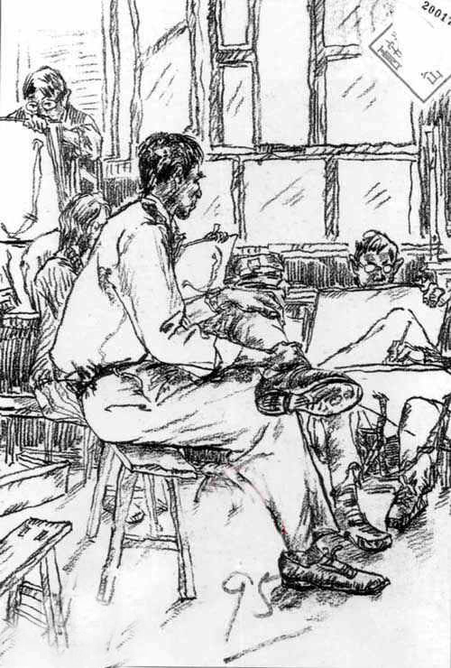 西安美术学院历年优秀试卷-速写。西安美术学院是中国西北唯一一所高等专业美术学府，。是中国八大美术学院中具有博士学位授予权的三所美术学院之一。