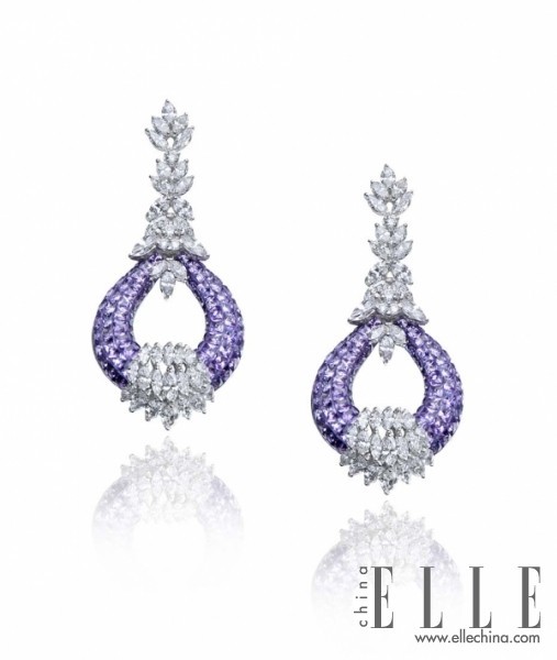 珠宝设计师玩转2014最热兰花紫