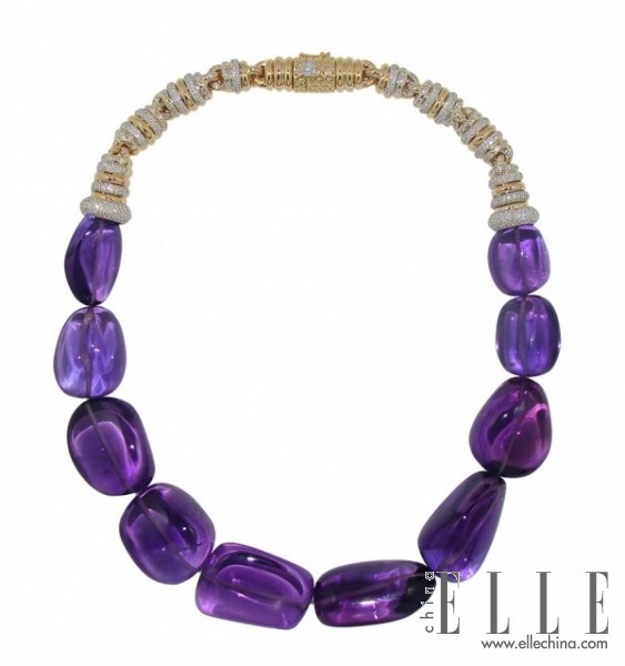 珠宝设计师玩转2014最热兰花紫