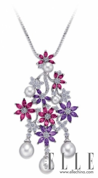 珠宝设计师玩转2014最热兰花紫