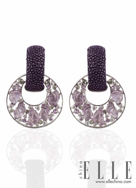 珠宝设计师玩转2014最热兰花紫