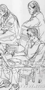  四川美院高分优秀速写试 