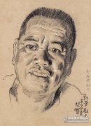  徐悲鸿人物素描作品 