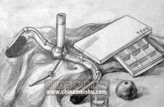  北京服装学院优秀素描试卷 