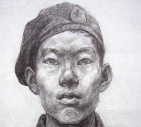  鲁迅美院高分素描试卷 