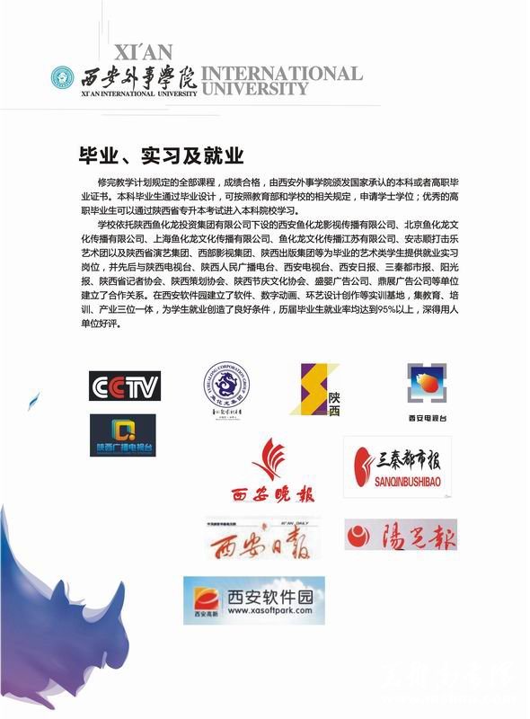 2013年西安外事学院艺术类招生简章